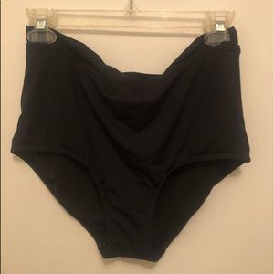 High waisted swim bottoms